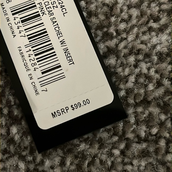 NWT BEBE Hanna clear tote bag - Picture 3 of 5